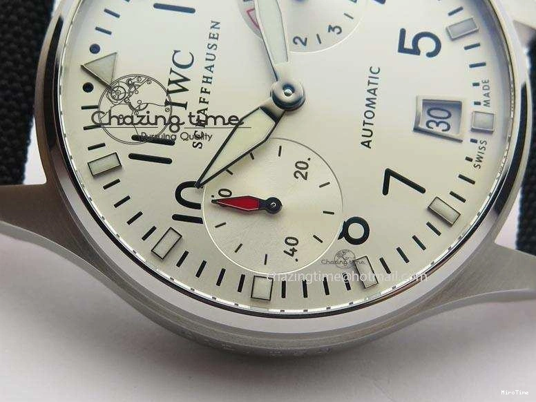 MIROTIME 0318 Big Pilot Real PR IW500432 DFB Limited Edition ZF 1:1 Best Edition On Black Nylon Strap A Fashionable 7276